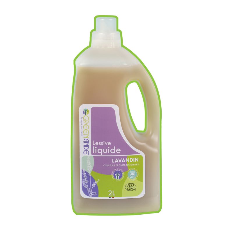 Liquid ecological detergent - lavender-ingredients from natural origin